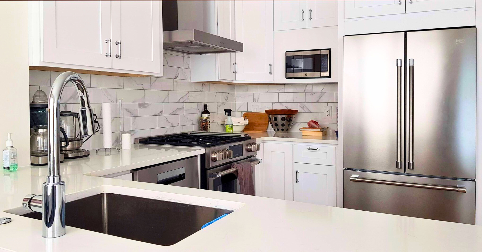 Modern kitchen remodel in Milton